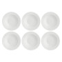 La Porcellana Bianca Essenziale Suppenteller mit Rand, 6er-Set, 23 cm