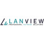 Lanview RDGL42U88BL abschließbare Glasfronttür für Rack-Schrank