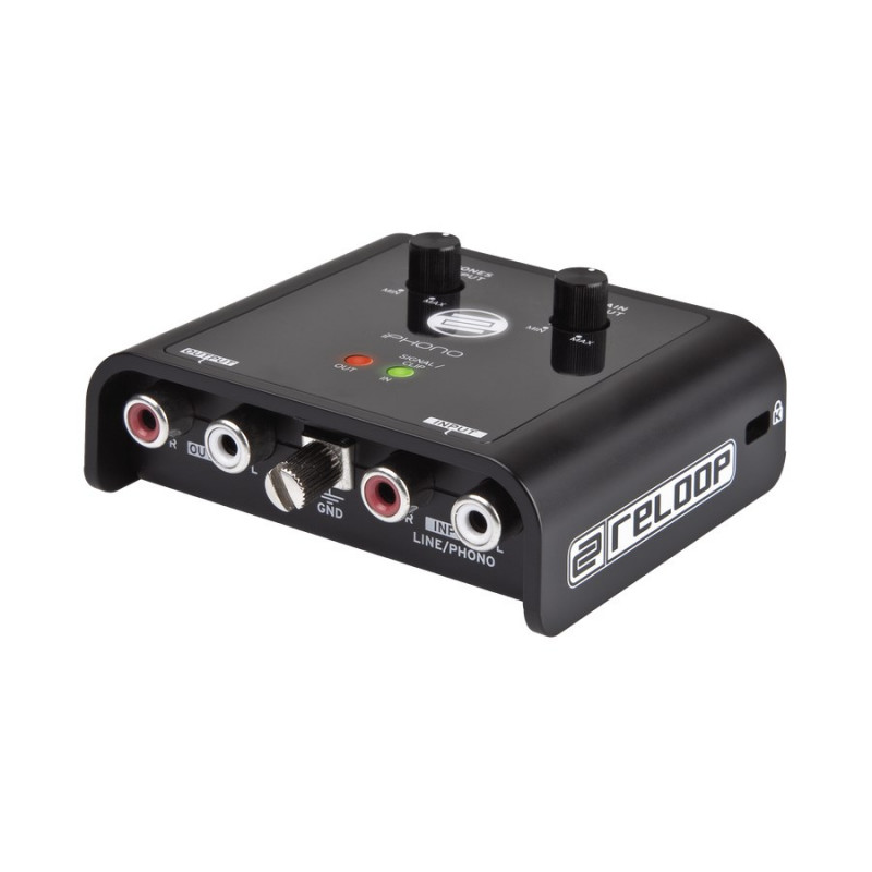 Reloop iPhono 2 Audio-Interface, 16-Bit, Schwarz