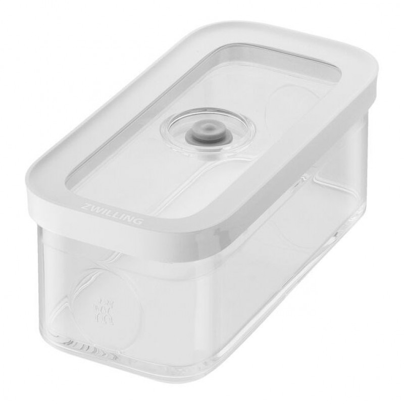ZWILLING 1026082 rechteckige Aufbewahrungsbehälter für Lebensmittel, 5,4 l, transparent/weiß, 5 Stk.