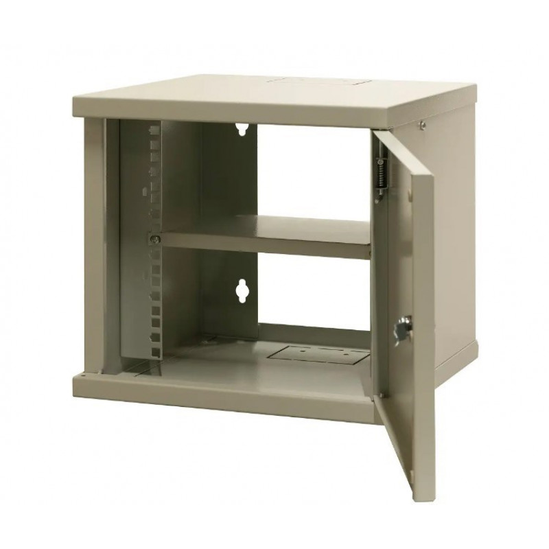 Emiter EMITERNET 10 inch 6U einteiliger Wandschrank, Blechtür, 315 x 310 x 330 mm (EM/SOHO-B-6U)