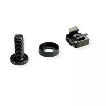 ROLINE 19 inch Montagematerial M6, 50 Sets, Schwarz