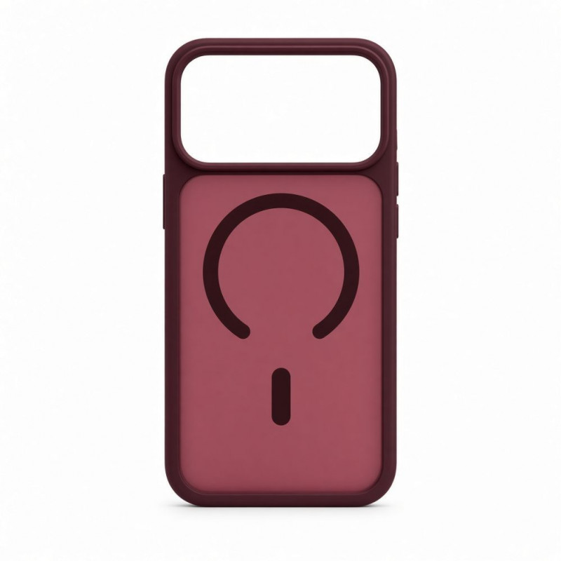 Evelatus Silver-Shield Skin Feel 2-in-1 MagSafe Hülle für Apple iPhone 18 Pro Max, Burgund