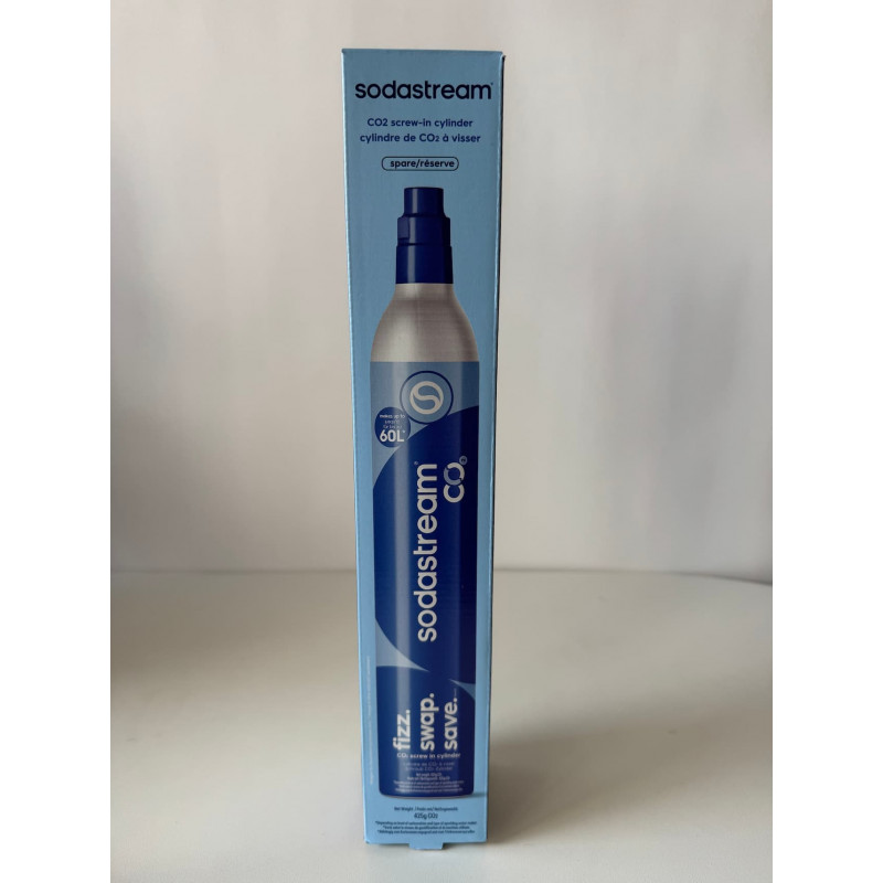 SodaStream Alcojet CO2-Ersatzzylinder mit Gas, Blau