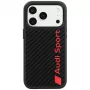 Audi R8 Carbon Fiber MagSafe-Hülle für iPhone 18 Pro / 17 Pro schwarz