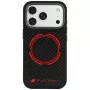 Audi RSQ Carbon Fiber Sport Red Circle MagSafe-Hülle für iPhone 18 Pro / 17 Pro, Schwarz
