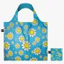 LOQI Smiley Tasche – Flowers Blue