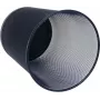 WEDO Papierkorb Office aus Drahtmetall, 18 l, rund, schwarz, Höhe 350 mm