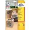 Avery Zweckform L7110-25 Etiketten, permanent haftend, Naturbraun, 62 x 42 mm, 450 Stk. (25 Blatt x 18)