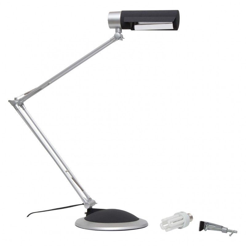 MAUL MAULoffice LED-Schreibtischlampe, 9,5 W, Silber