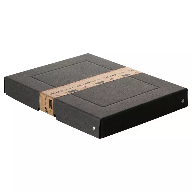 FALKEN PURE Aufbewahrungsbox 500 Blatt, 24 x 32 x 4 cm, schwarz