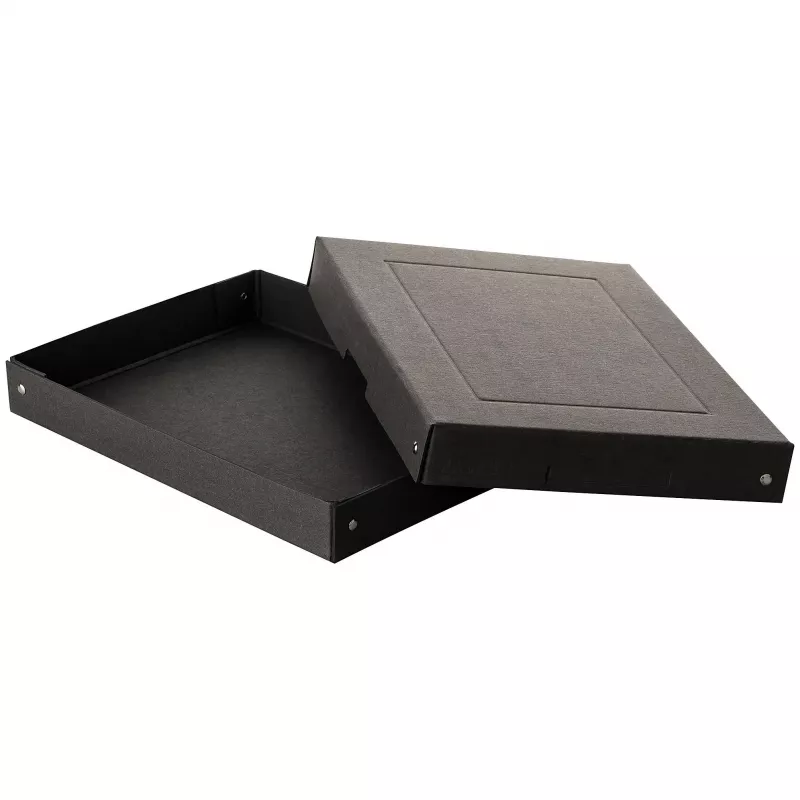 FALKEN PURE Aufbewahrungsbox 500 Blatt, 24 x 32 x 4 cm, schwarz