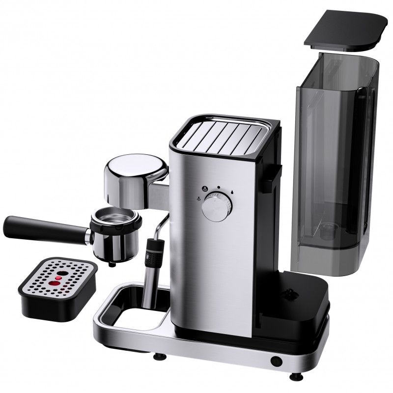 WMF Lumero Espresso-Siebträgermaschine, Cromargan