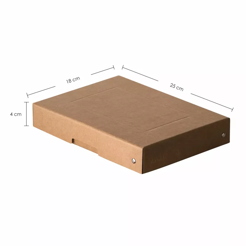 FALKEN PURE Aufbewahrungsbox 500 Blatt, 18 x 25 x 4 cm, braun