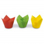 Guardini Tulpenförmige Papier-Muffinförmchen 12 Stk. farbig Easy Bake Ø 7,5 x 8 cm