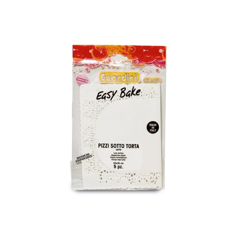 Guardini Easy Bake Dekorative Papierdeckchen 30 x 40 cm, 5 Stk.