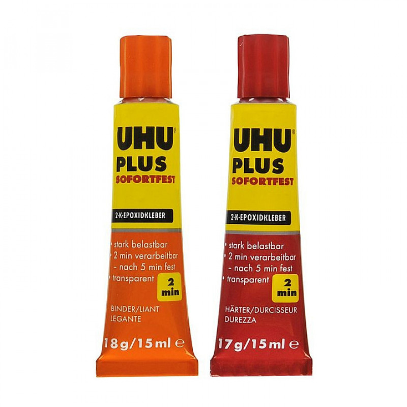 UHU Schnellfest 2-Komponenten-Klebstoff, 35 g