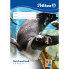 Pelikan C4/10 Zeichenblock A4, 100 g/m², 10 Blatt, chlorfrei, weiß