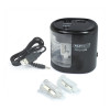 RAPESCO® elektrischer Bleistiftspitzer schwarz/transparent