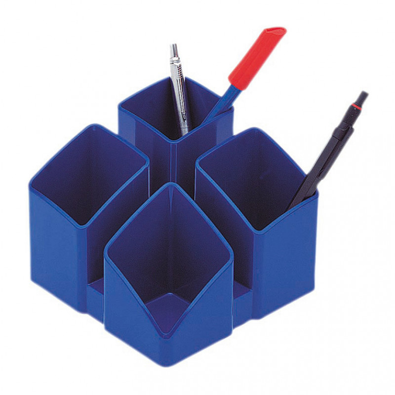 HAN SCALA Stiftehalter 12.5 x 12.5 x 10.0 cm blau