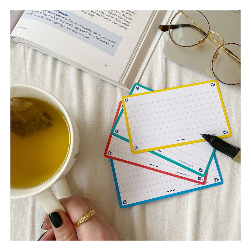 Oxford Flash Index Cards, 80 Blatt, liniert, verschiedene Farben
