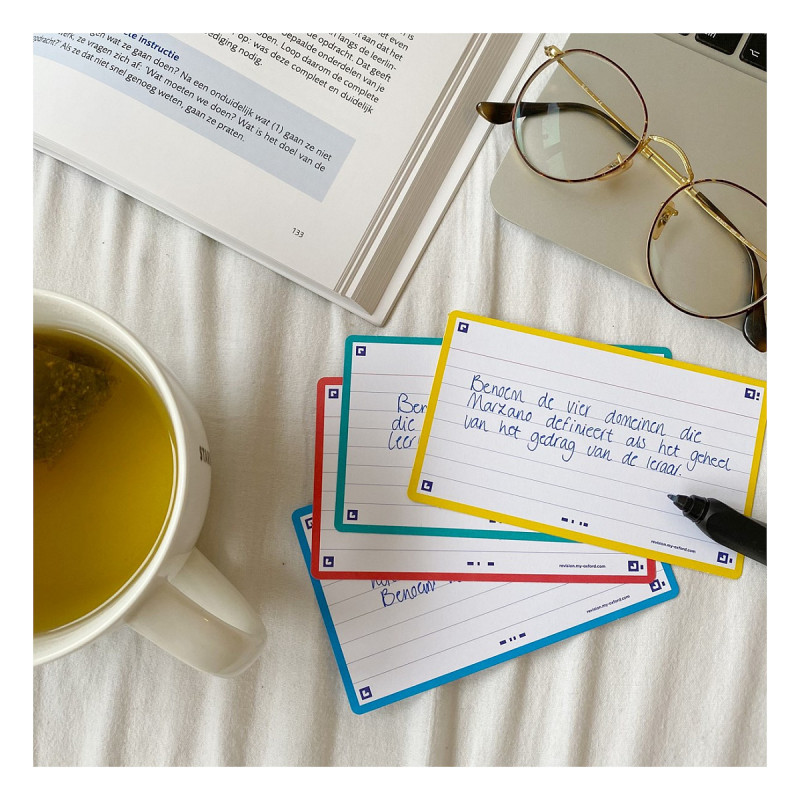 Oxford Flash Index Cards, 80 Blatt, liniert, verschiedene Farben