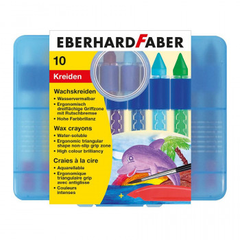 Eberhard Faber Wachsmalstifte, 10 Stk.