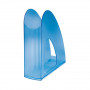 HAN Zeitschriftenablage antistatisch, schwermetallfreies Polystyrol blau-transparent, DIN C4