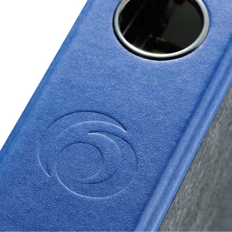 herlitz Aktenordner Rückenbreite 5 cm DIN A4 Karton blau marmoriert