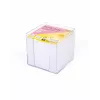 Folia Zettelbox inkl. 700 Notizzettel, weiß/transparent