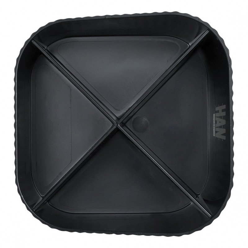 HAN Stiftehalter 11,1 x 11,1 x 10,5 cm schwarz