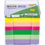 Folia Notizbox HAPPY VIBES durchsichtig inkl. 700 Notizzettel