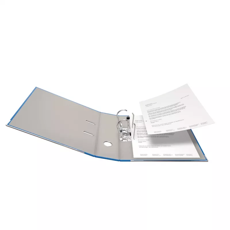 FALKEN Color Ordner DIN A4, 8 cm, Kunststoff, aqua