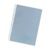 herlitz Prospekthüllen DIN A4, glasklar, 0,085 mm PP, Eurolochung, oben offen