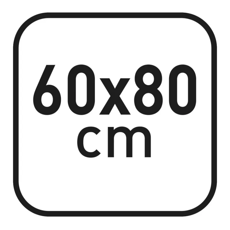 herlitz Magnettafel 60 x 80 cm, weiß lackierter Stahl, Rahmen aus silberfarbenem Holz