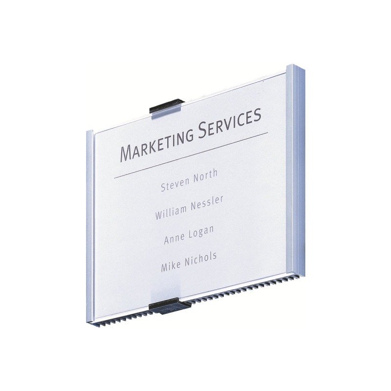 Durable INFO SIGN Türschild, 210 x 148,5 mm, metallic silber (480523)