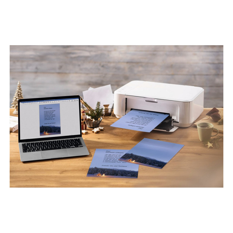 SIGEL Weihnachtsbriefpapier Weihnachtskapelle Motiv DIN A4 90 g/m² 100 Blatt