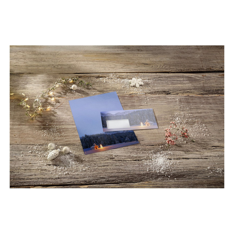 SIGEL Weihnachtsbriefpapier Weihnachtskapelle Motiv DIN A4 90 g/m² 100 Blatt