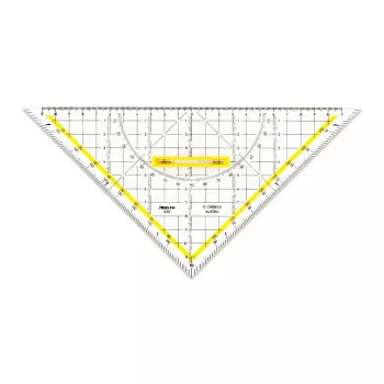 ARISTO Geometrie-Dreieck mit Griff, 25,0 cm