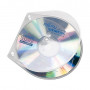 VELOFLEX VELOBOX CD-/DVD-Hüllen für 1 Disc, transparent, 10 Stk.