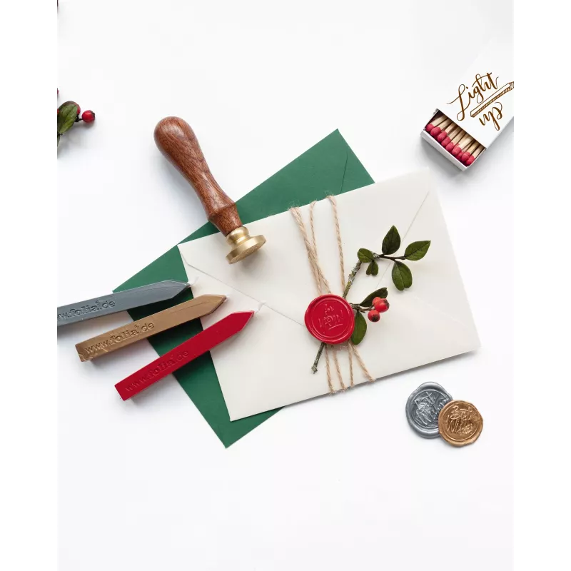 folia Siegel-Set, Rot, Silber, Gold