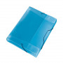 VELOFLEX Heftbox 2,5 cm, DIN A4, transparent blau