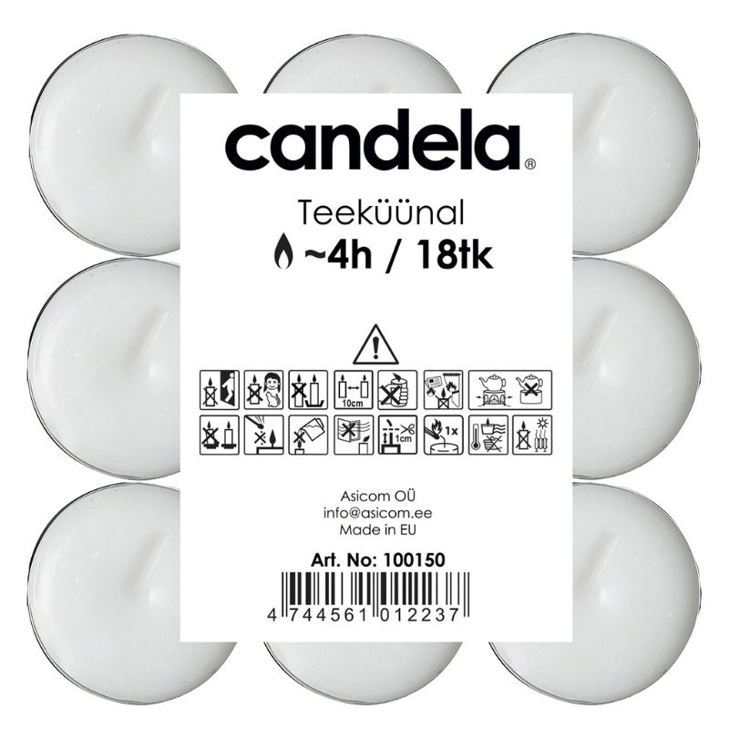 Candela Teelichter, 18 Stk.
