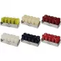 Papstar Stumpenkerzen, Ø 40 x 90 mm, kiwi, 10er Pack (10585)