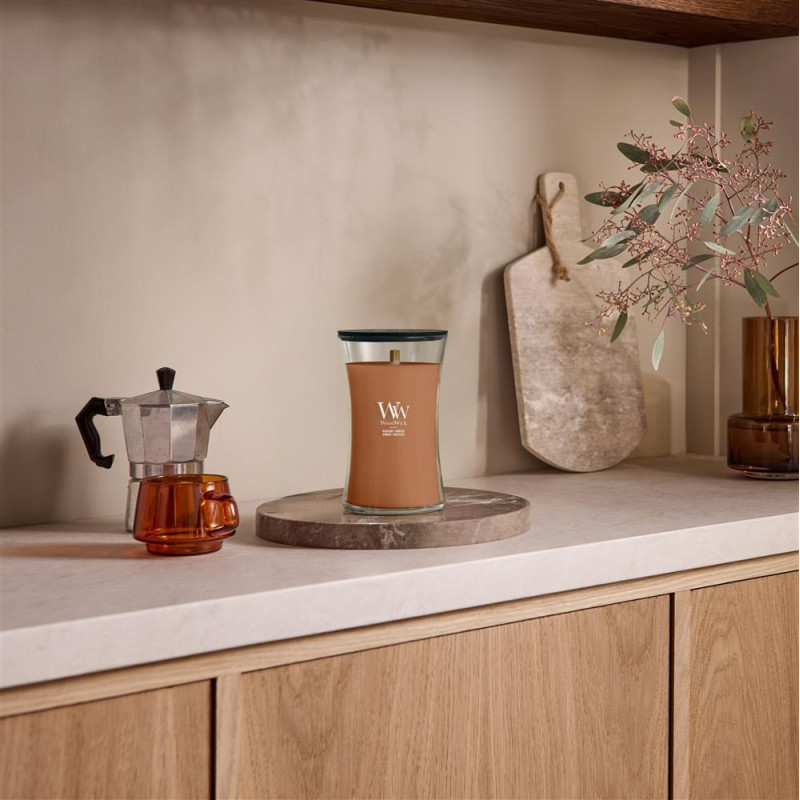 WoodWick Radiant Amber Kerze, mittel