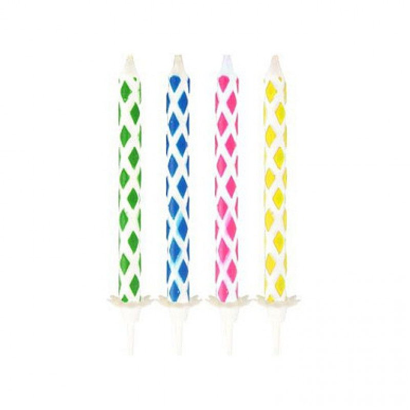 PAPSTAR Magische Geburtstagskerzen, 6 cm, bunt