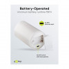 Goobay LED-Echtwachskerzen, weiß