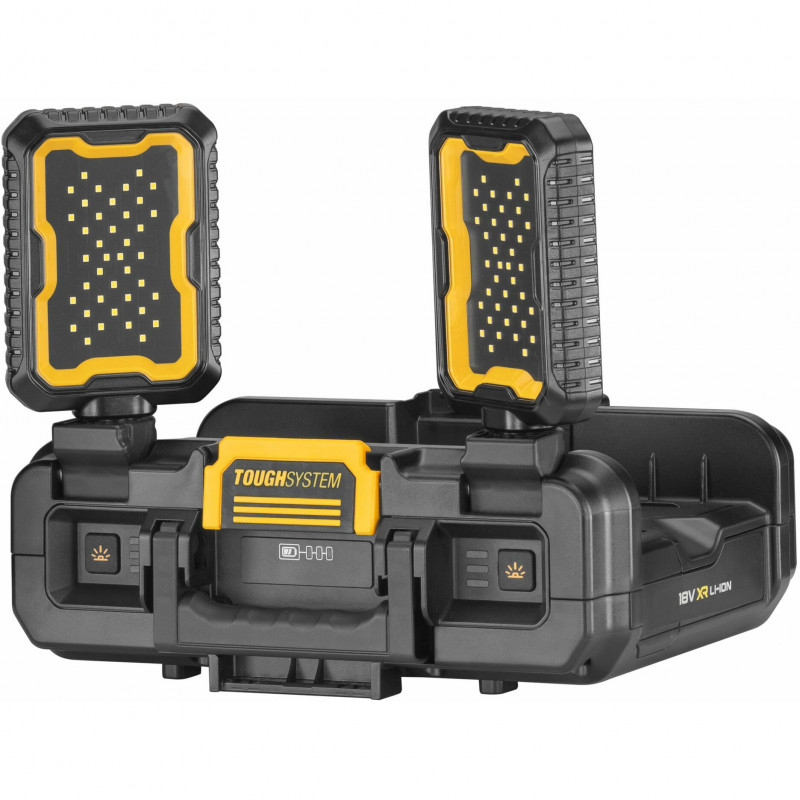 DeWALT DWST08061-1 ToughSystem 2.0 Werkzeugkoffer mit Beleuchtung, 14 l, Schwarz/Gelb