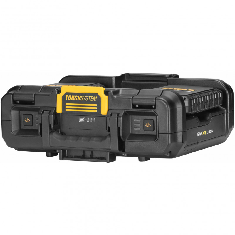 DeWALT DWST08061-1 ToughSystem 2.0 Werkzeugkoffer mit Beleuchtung, 14 l, Schwarz/Gelb