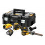 DeWALT DCM200E2T 18V Akku-Bandfeile, 2x 1,7Ah Powerstack Akkus, TSTAK